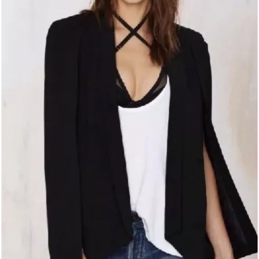 Nasty Gal Cape Blazer